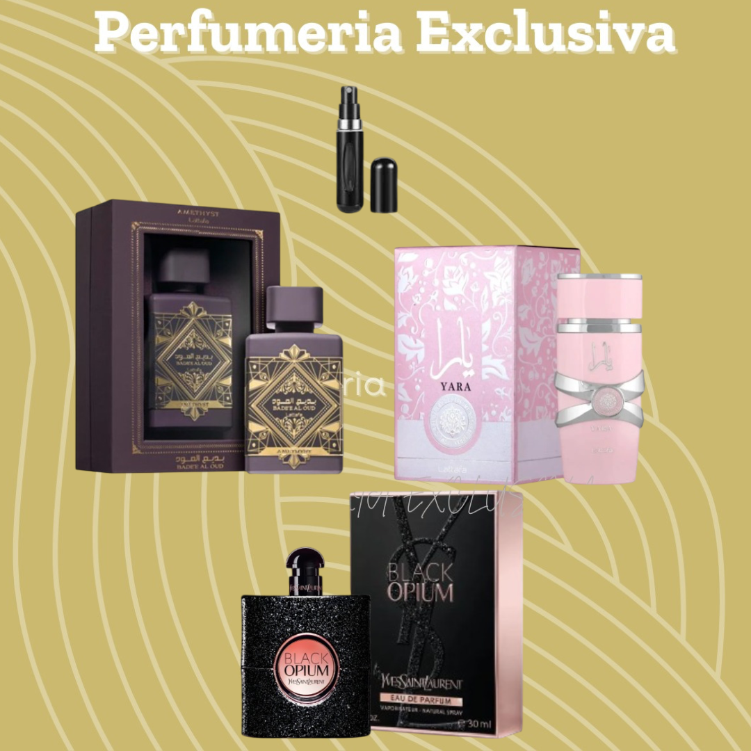 Amethyst, Yara, black opium YSL+perfumer